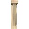 Ekena Millwork Traditional Block Rough Sawn Bracket w/ Offset Brace, Douglas Fir, 4"W x 18"D x 18"H BKT0402X18X18TRA05RDF - alternate 3